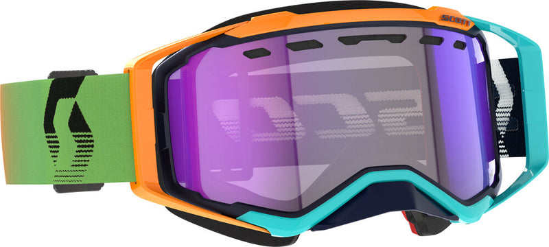 Scott 51-5586 278603-1454307 PROSPECT SNWCRSS LS GOGGLE BLUE/ORANGE BLUE CHROME