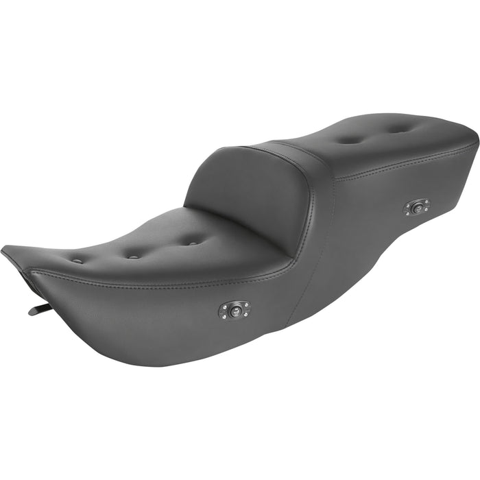 SADDLEMEN 0801-0964 897-06-181HCT Heated Roadsofa™ Pillow Top Seat - Black