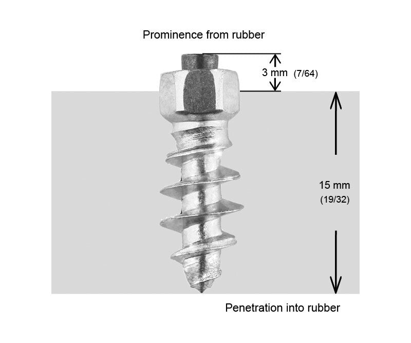 Igrip ST-18200 ST-18200 18MM STANDARD SCREW STUDS QTY 200