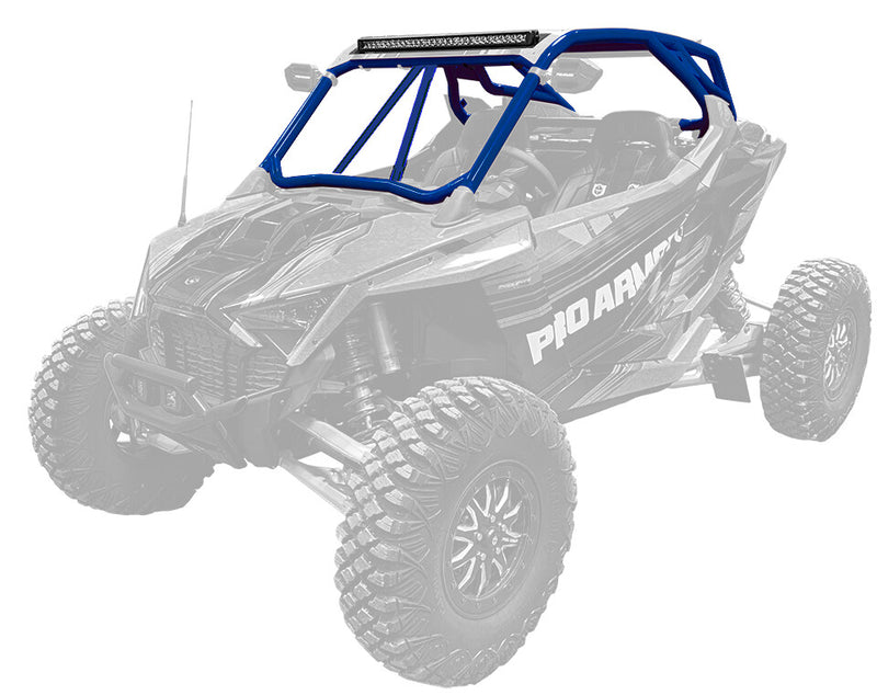Pro Armor PRO R Cage With V Intrusion Polaris Blue - P2111C055PB Polaris RZR 2022