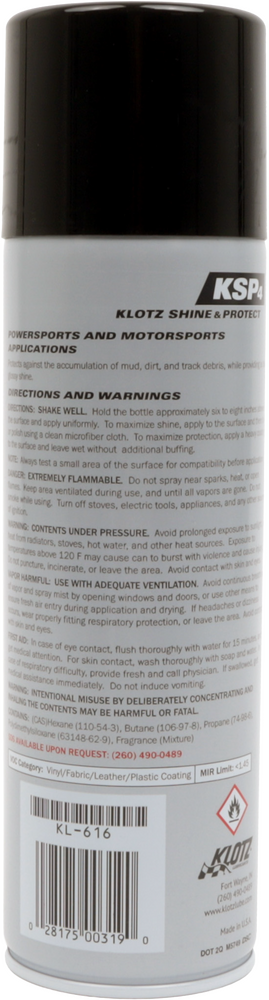 Klotz Oil 842-0180 KL-616 KSP4 SHINE & PROTECT 10 OZ 12/CASE