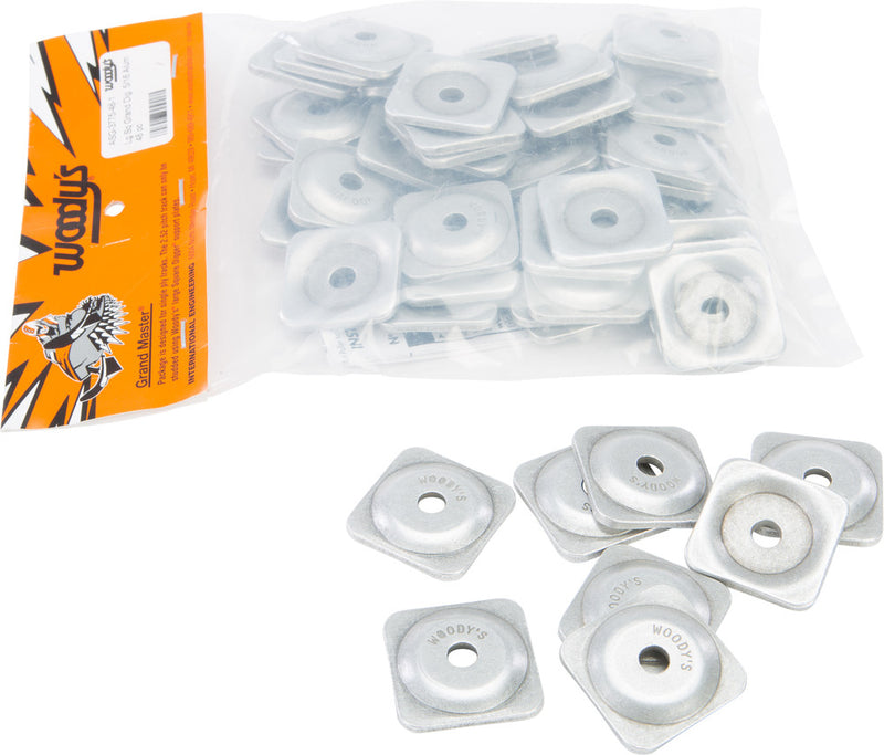 Woody's 18-3293-48 ASG-3775-48 GRAND DIGGER SUPPORT PLATES SQUARE 5/16" 48/PK