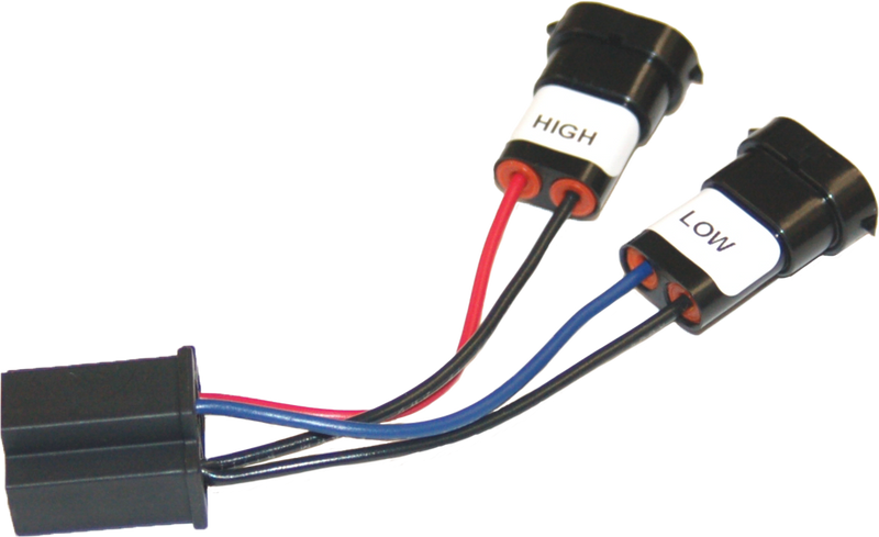 Namz Custom Cycle 850-08649 NHAP-01 HEADLIGHT ADAPTOR PIGTAIL W/MATING H9/H11 TO H4 CONN