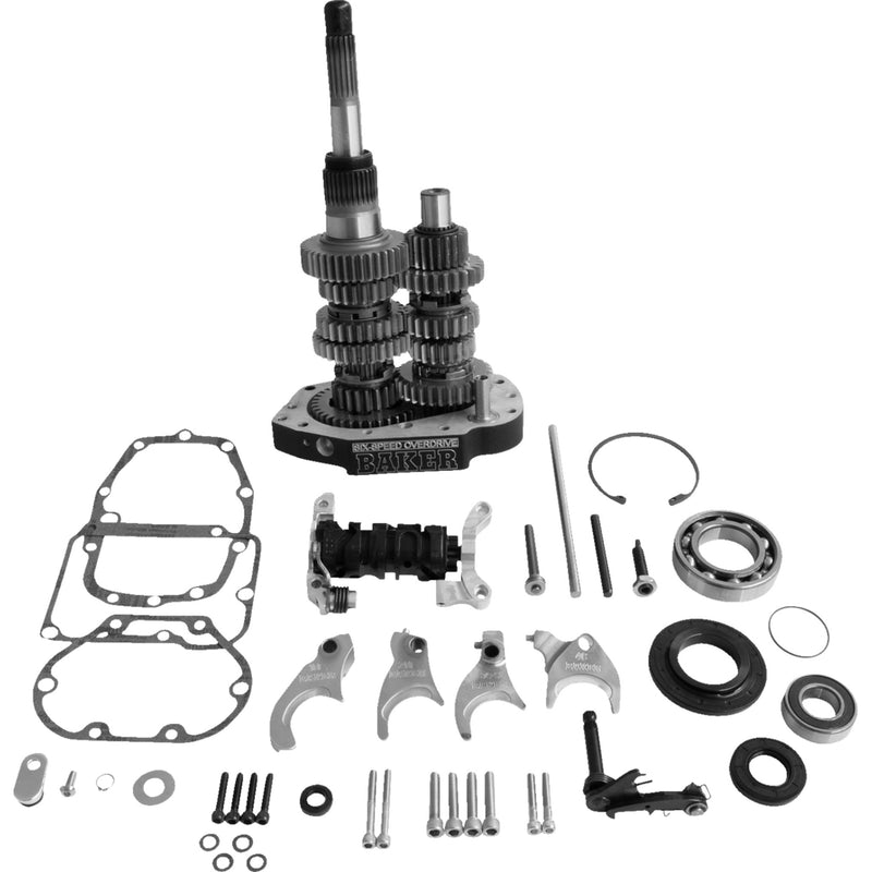 Baker Drivetrain OD6 Gear Set - OD6-401P-03 For Harley Softail / Dyna / Super / Screamin' 2000-2006