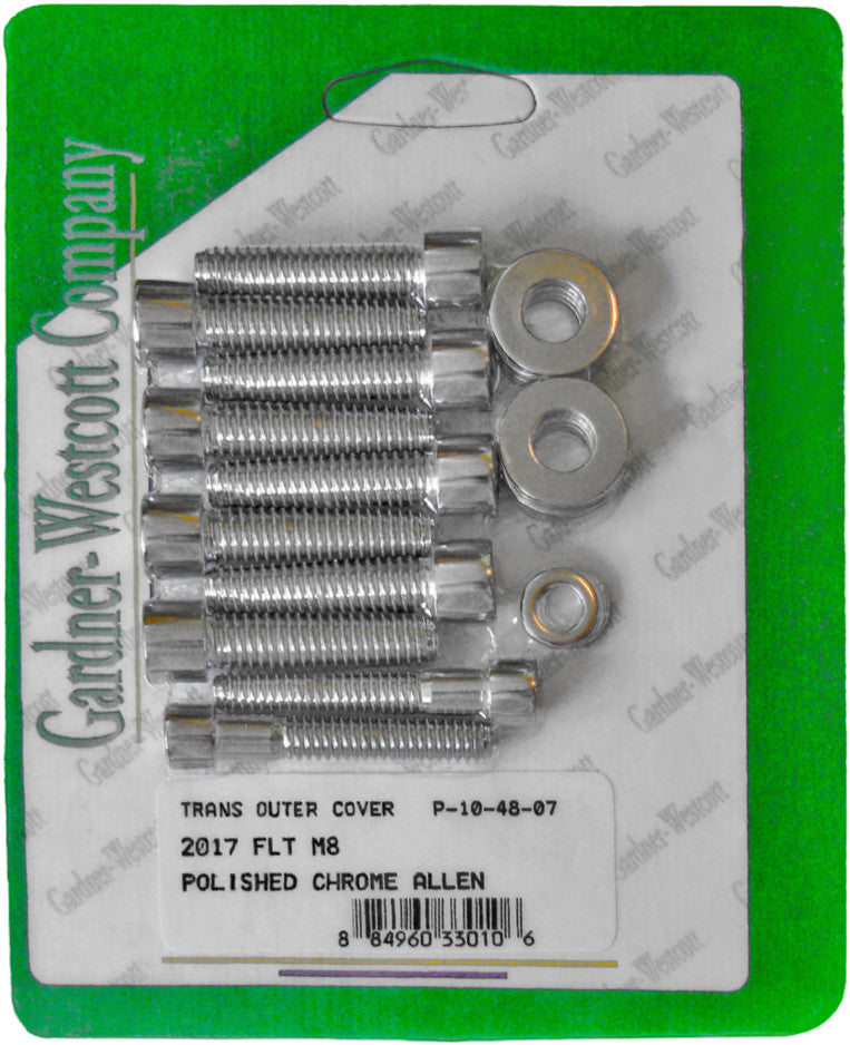 Gardner-Westcott Trans Outer Hardware Kit FLT M8 - P-10-48-07 For Harley Touring 2017-2019
