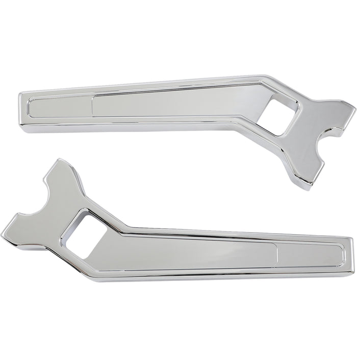 LA CHOPPERS 0602-1418 LA-7481-10C Performance Risers - Pullback - 10" x 1-1/4" - Chrome