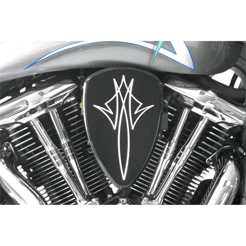 Baron Big Air Kit (BAK) Pinstripe Air Cleaner - BA-2074-13B Kawasaki 900 Vulcan Classic 2006-2021