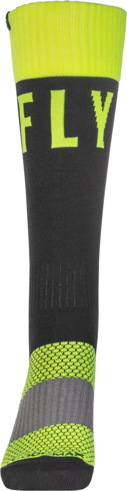 Fly Racing 350-0530S 350-0530S MX PRO SOCKS HI-VIS/BLACK SM/MD
