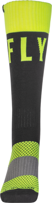 Fly Racing 350-0530S 350-0530S MX PRO SOCKS HI-VIS/BLACK SM/MD
