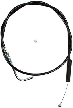 Motion Pro Black Vinyl Throttle Cable - 06-0372 For Harley Road King Custom 2004-2007