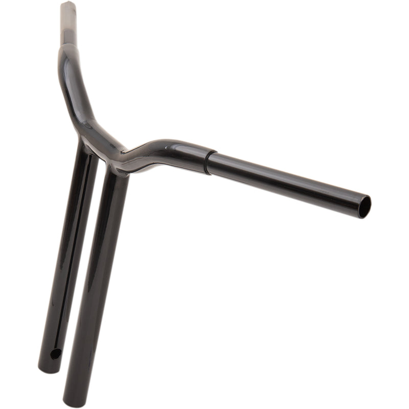LA CHOPPERS 0601-4935 LA-7337-16B Kage Fighter Welded Straight-Riser Handlebar - One Piece - 16" - Black