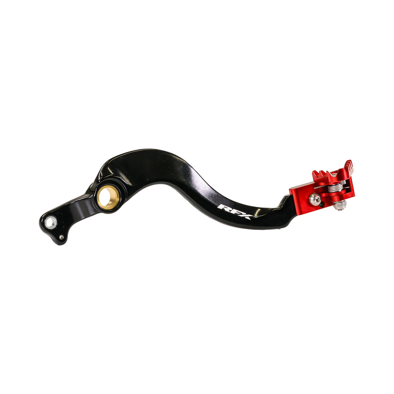 RFX Rear Brake Pedal RED Folding-TIP - FXRB 10200 99RD Honda CRF450R / CRF250R / CRF450RX / CRF250RX 2005-2025