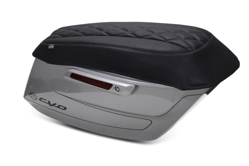 Mustang Motorcycle 88470SB Mustang 23-25 Harley CVO Road Glide (st) Deluxe Diamond Saddlebag Lid Covers - User 1