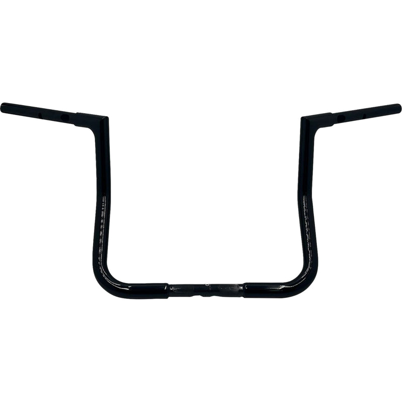 FAT Baggers INC. 1-1/4" EZ Install Flat Top Handlebar Reduced Reach 13" Black - 745013-B For Harley Street Glide 2023-2026
