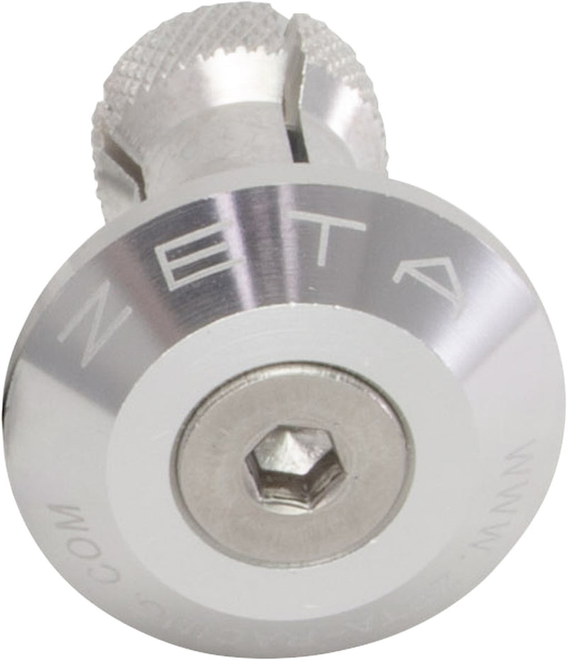 Zeta 634-8397 ZE48-7101 BAR END PLUG SILVER