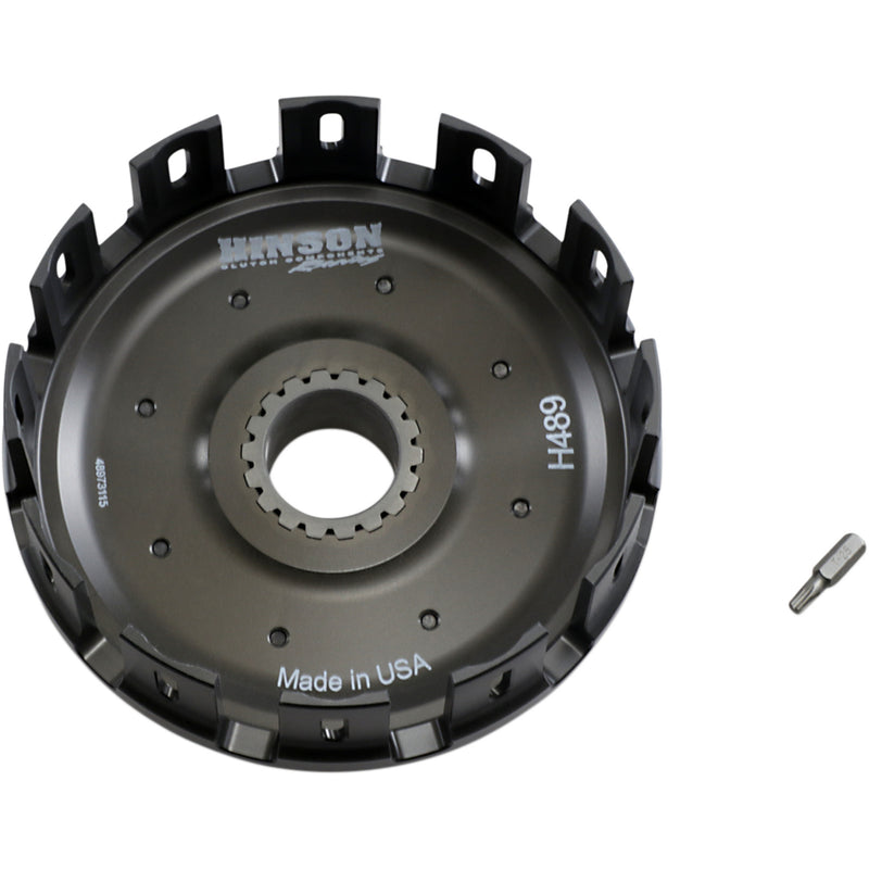 Hinson Racing Billetproof Clutch Basket - H489 Honda CR250R / CRF450R 1992-2012