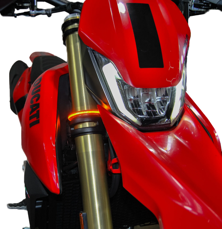 New Rage Cycles Front LED Turn Signals DUC - 698-FB Ducati Hypermotard 698 Mono 2024