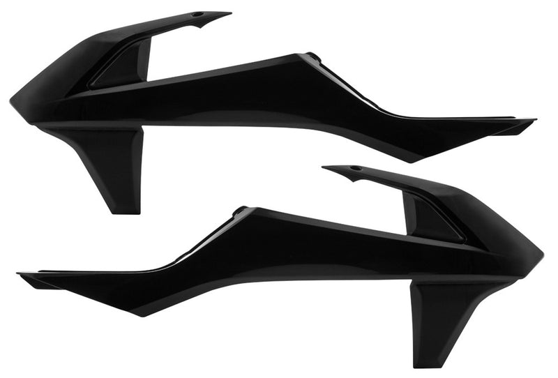Acerbis Radiator Shrouds Black - 2421080001 KTM Dirt Bikes 2016-2019