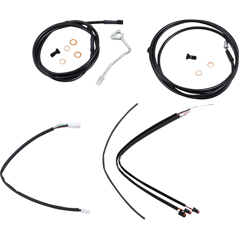 Burly Brand Complete Cable Kit - B30-1187 For Harley Touring 2017-2020