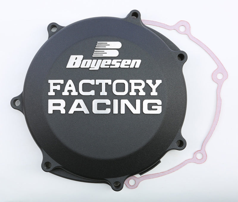 Boyesen Factory Racing Clutch Cover Black - CC-38B Yamaha WR 450 / YZ 450 2003-2015