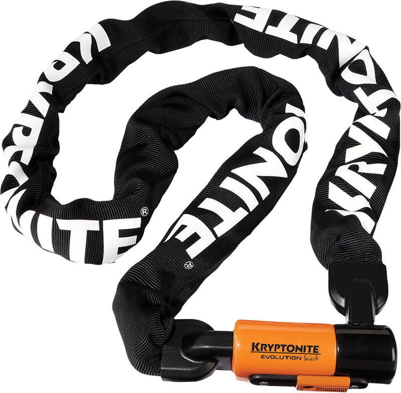 Kryptonite 57-98021 000815 EVO 4 CHAIN 5FT BLACK/ORANGE