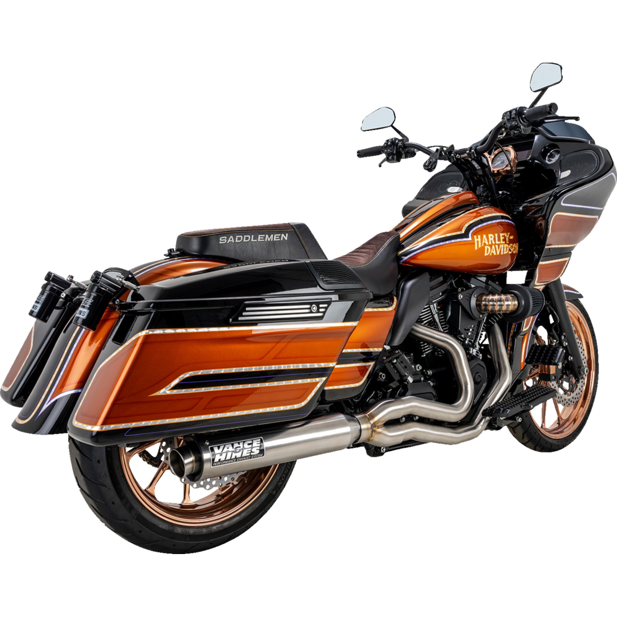vance&hinesコンペティションシリーズ 2in1 スポーツスター　廃番 Vance & Hines Supersport 2-Into-1 Exhaust System - 27345 For