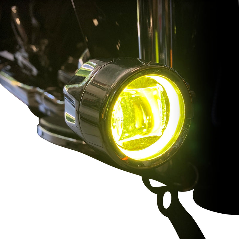 Custom Dynamics Fog Light - PB-FOG-BCM-YB For Harley Touring 2014-2025