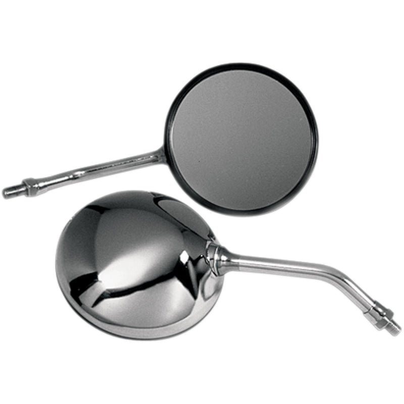 EMGO 2037300 20-37300 Round Honda CB Style Universal Mirror Mirror - CB-Style - Side View - Round - Chrome