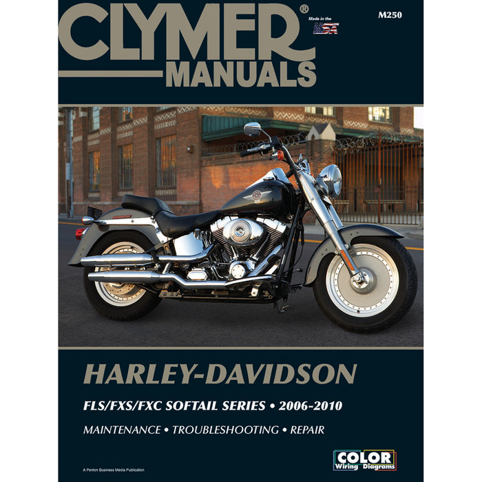 CLYMER 4201-0198 CM250 Motorcycle Repair Manual Manual - Softail '06-'10