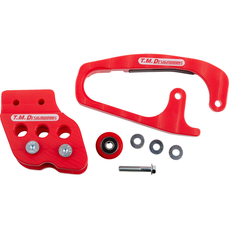 T.m. Designworks Chain Guide And Slider Kit - HCP-80K-RD Honda TRX450R 2006-2009