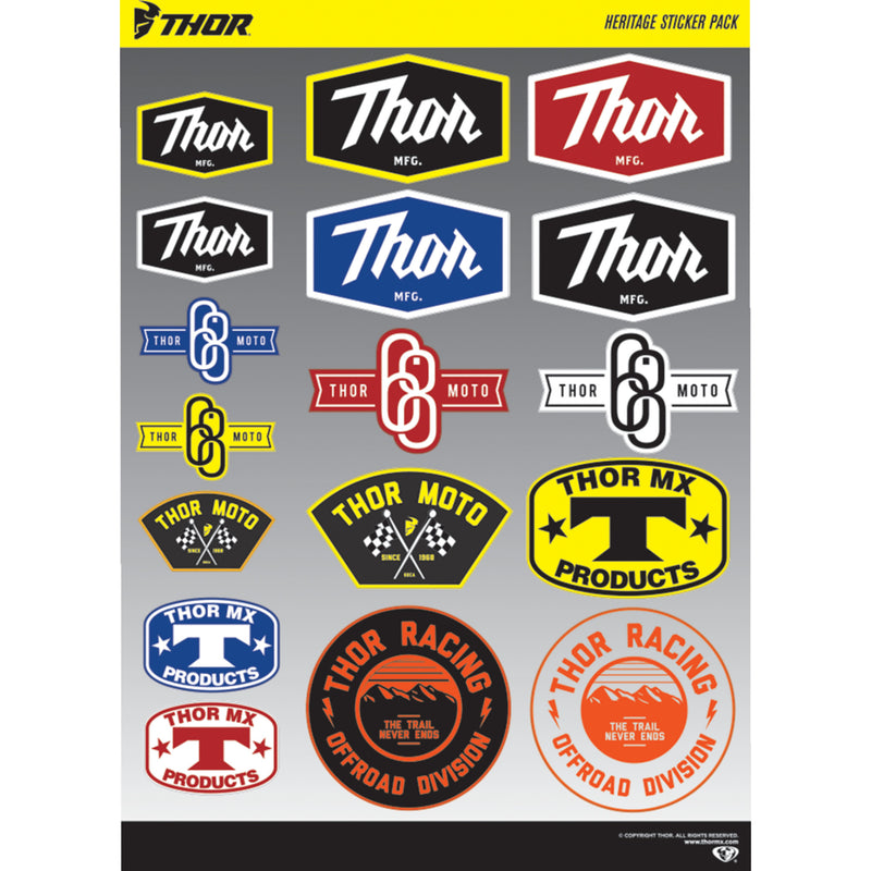 THOR 4320-1572 Decal Sheet heritage