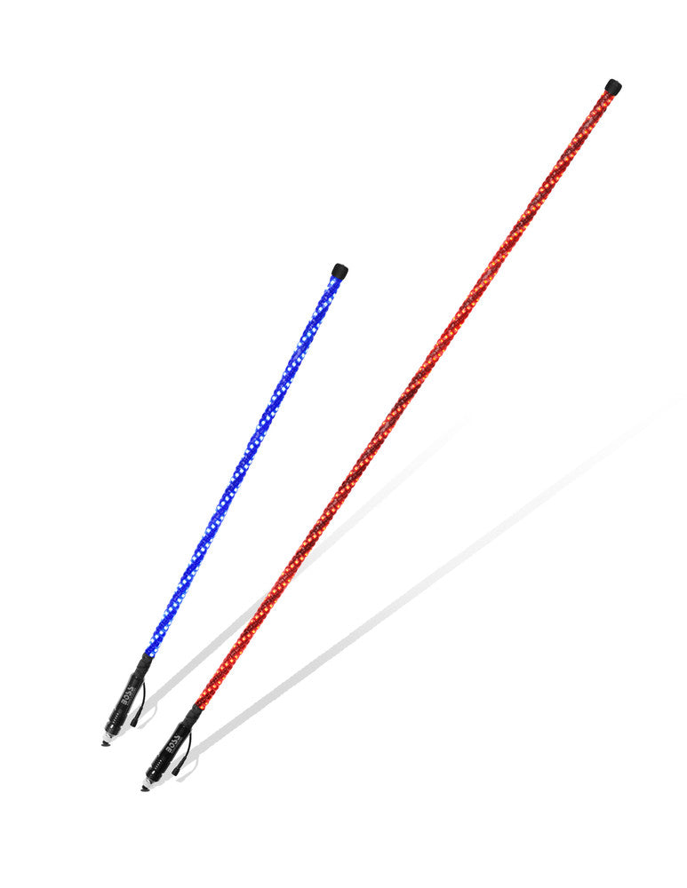 Boss Audio 6' RGB LED Whip - WP6 For Can-Am Maverick 2013-2019 | Suzuki ATVs 2003-2014 | Bombardier ATV/UTV Models 2000-2006