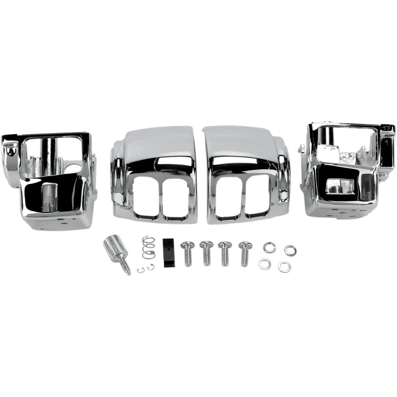 Drag Specialties Handlebar Switch Housing Kit Chrome For Harley Touring 2008-2013