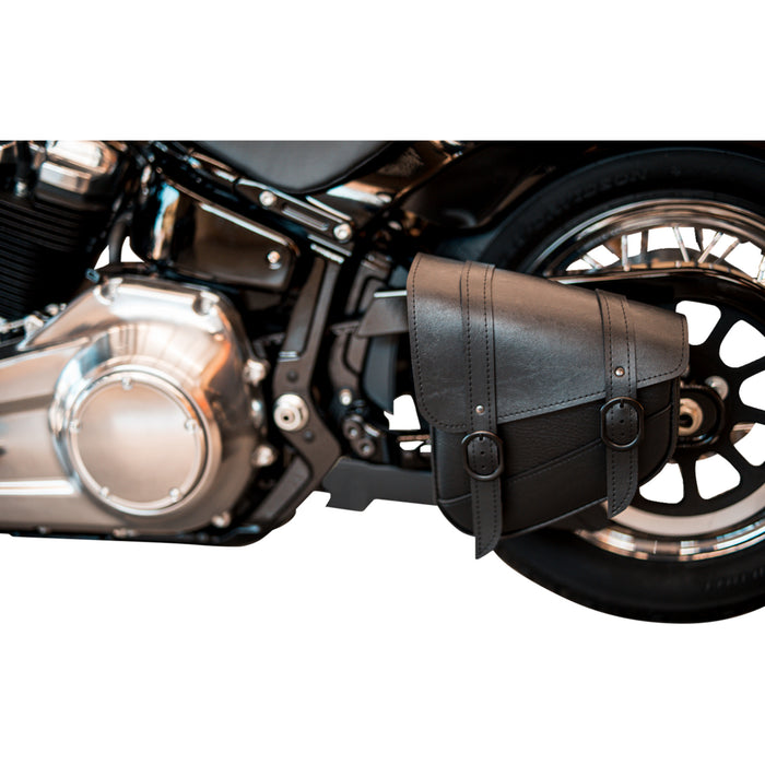 WILLIE & MAX LUGGAGE 3501-2000 59776-05 Blackjack Swingarm Saddlebag - Triangulated - Black