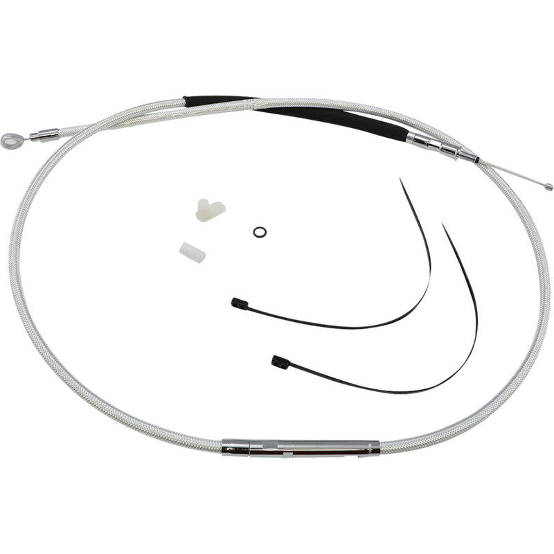 Magnum Shielding High-Efficiency Braided Sterling Chromite II® Clutch Cable /16" - 322822 For Harley Motorcycles 2006-2024