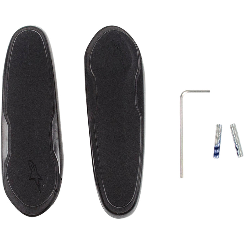 ALPINESTARS 3430-0608 25SLISMX6 Replacement Boot Toe Sliders — SMX-6 Toe Sliders - SMX6 - Black