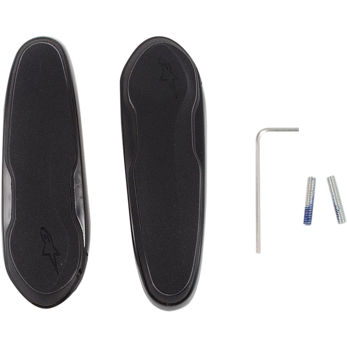 ALPINESTARS 3430-0608 25SLISMX6 Replacement Boot Toe Sliders — SMX-6 Toe Sliders - SMX6 - Black
