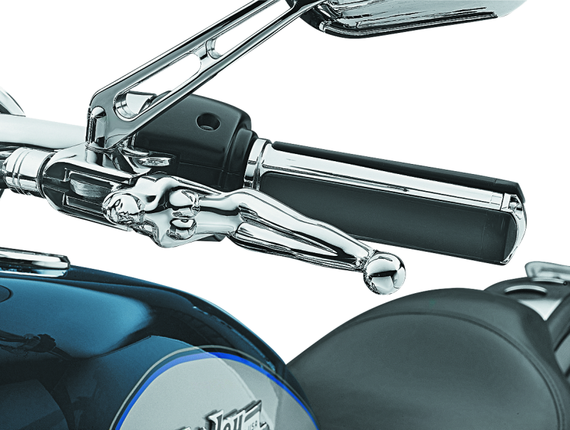 Kuryakyn 1049 Silhouette Levers 96-Up Cable Chrome - Photo - Primary