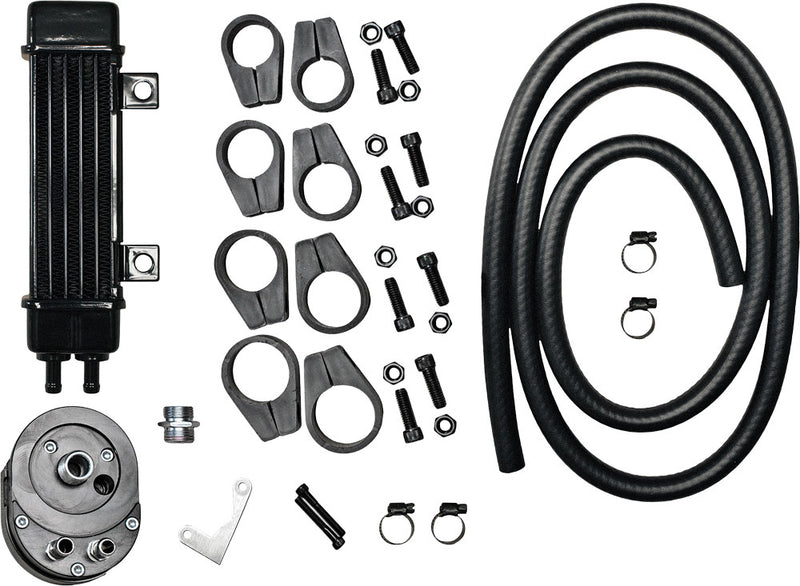 Jagg Slimline OIL Cooler - 750-1200 For Harley Motorcycles 1984-2019