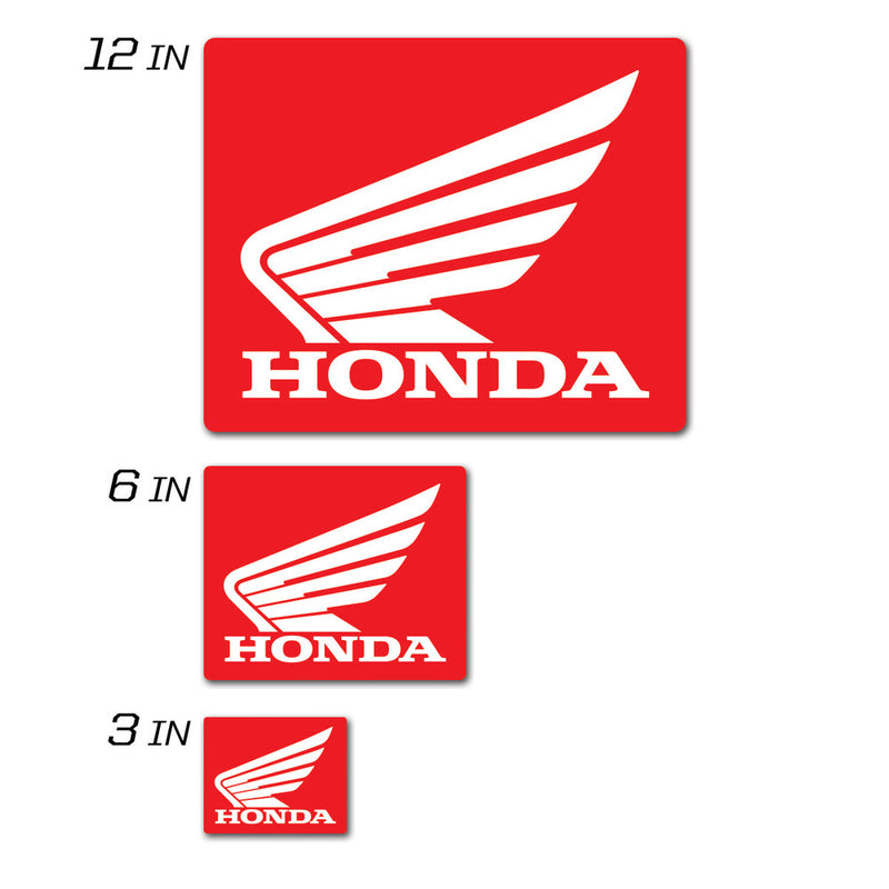 D-cor 862-10108 40-10-108 HONDA ICON DECAL 3" SQUARED HONDA ICON DECAL 3" SQUARED