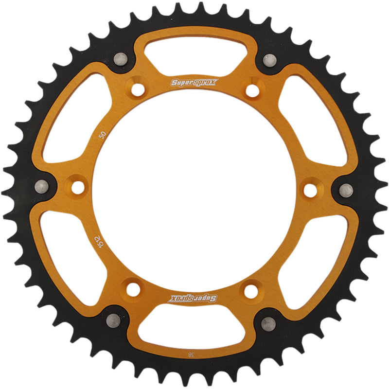 Supersprox Sprocket - RST-1512-50-GLD For Sherco Dirt Bikes 2004-2014 | Beta Dirt Bikes 2005-2012 | Gas Gas Enducross 125 / 125 2003-2015