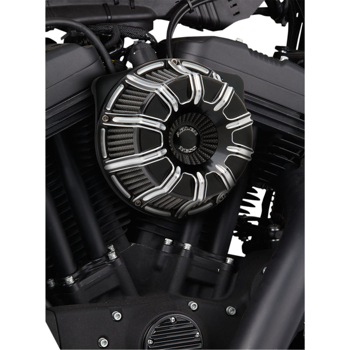 ARLEN NESS 1010-1507 18-945 Inverted Series Air Cleaner Kit — 10 Gauge - Black