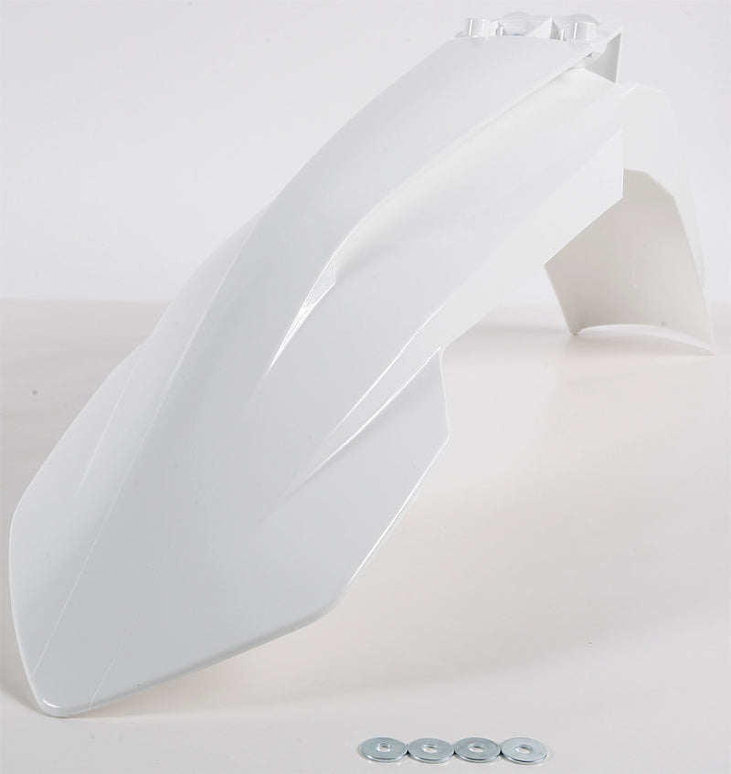 Acerbis Front Fender White - 2421110002 KTM Dirt Bikes 2016-2023