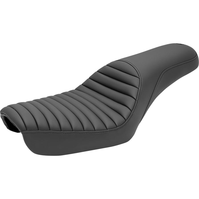 SADDLEMEN 0803-0477 804-04-148 Profiler™ Tuck-n-Roll Seat - Black - FXD '04-'05