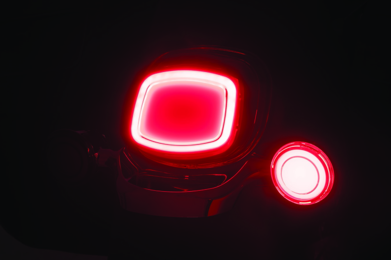Kuryakyn 2908 Tracer L.e.d. Front Turn Signal Insert Red Light Red Lens 1156 - User 1
