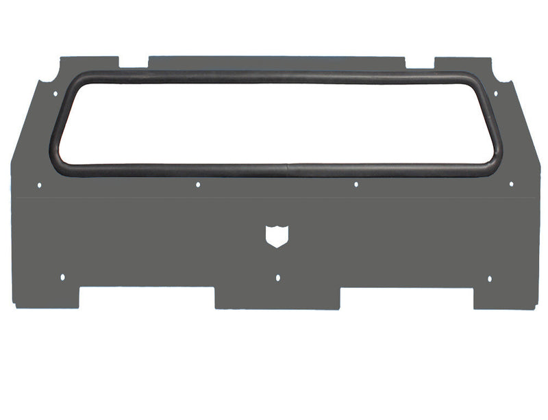 Pro Armor Rear Windshield Titanium Matte Metallic - P152W461TMM Polaris UTVs 2015-2022