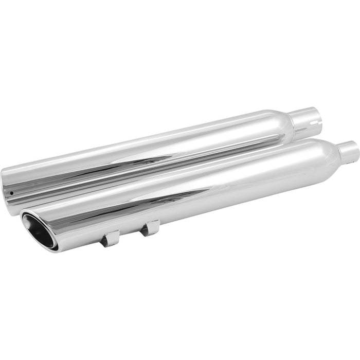 COBRA 1801-1220 6269 909 Uppercut Slip-On Mufflers - 909 Uppercut Mufflers for FL - Chrome