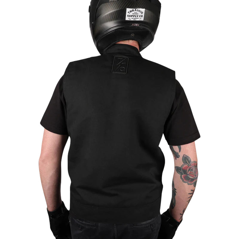 THRASHIN SUPPLY CO. Nightrider v2 Riding Vest Black