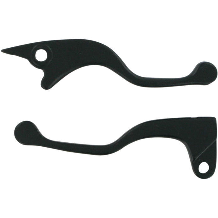 PARTS UNLIMITED 44-2106 "Shortys" Power Lever Set Levers - Shortys - Black