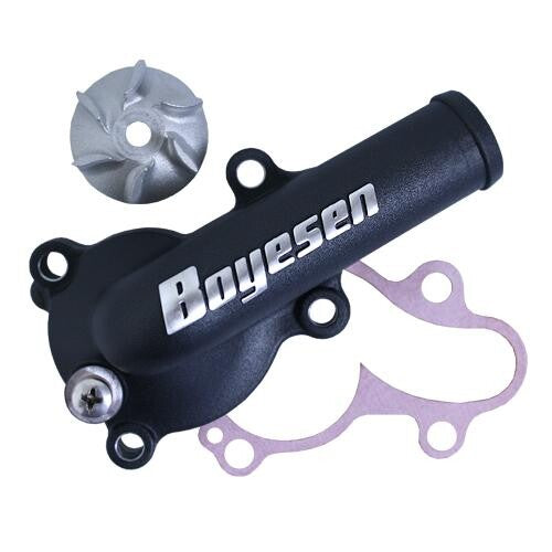 Boyesen Waterpump Cover & Impeller Kit Black - WPK-18CB Kawasaki KX 450 2019-2023